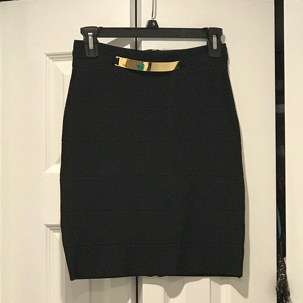 Sexy Bebe Black Bandage Skirt